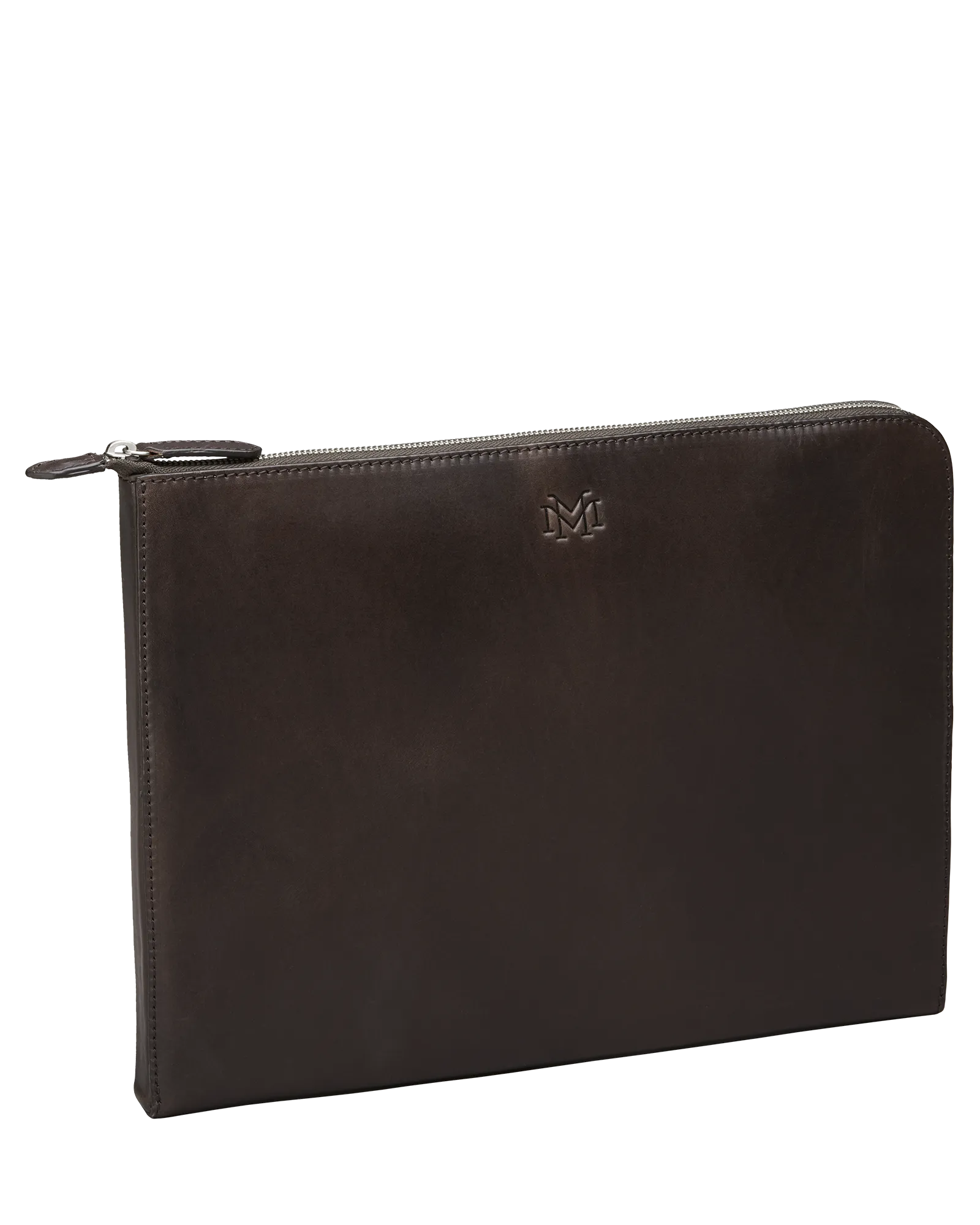 Luton Leather Laptop Sleeve Chocolate