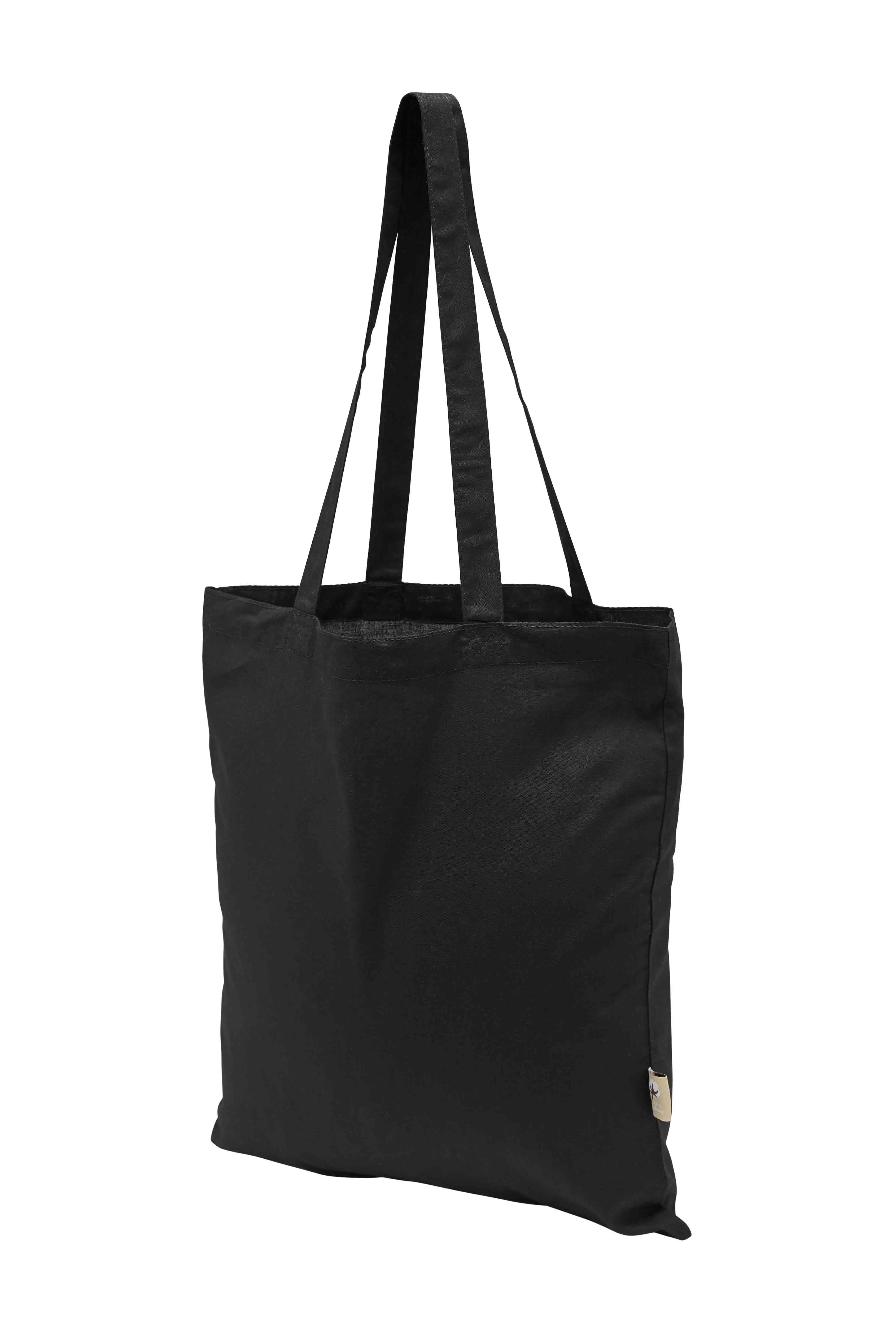 GOTS Long Handle Bag Black